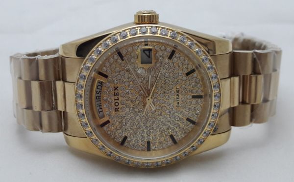 Rolex  Day Date Diamond Edition  Mens Watch (2)