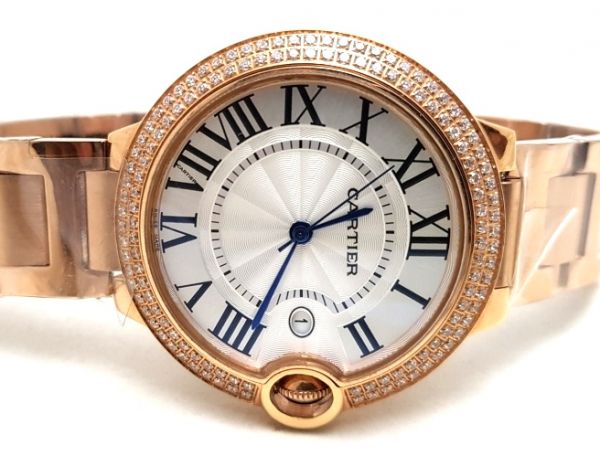Cartier Ballon Bleu De Diamond Mens Watch (1)