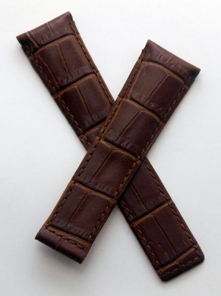 Tagheuer 22mm Brown Leather Strap