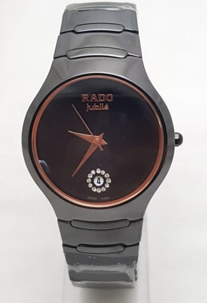 Rado True Thinline Plasma Ceramic Rose Gold Dial Unisex Watch