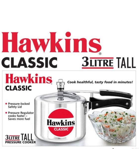 Hawkins cooker classic 3 ltr