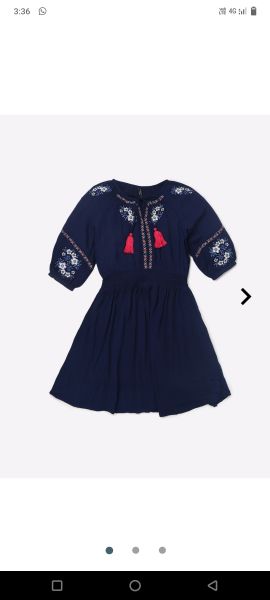 Girls embrodairy frok & Boys shirts