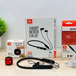 *JBL COMBO*   ?COMBO ITEMS:-   1) JBL SPEAKER (Quality Sound, Random Colour)  2) JBL Wired Earphone (Random Colour)  3) JBL Neckband (Superb Sound)  *Rate : 1350 free shipping