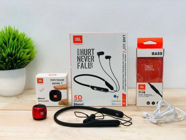 *JBL COMBO*   ?COMBO ITEMS:-   1) JBL SPEAKER (Quality Sound, Random Colour)  2) JBL Wired Earphone (Random Colour)  3) JBL Neckband (Superb Sound)  *Rate : 1350 free shipping