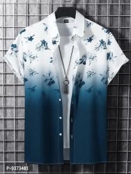 Printed cotton shirt for men 