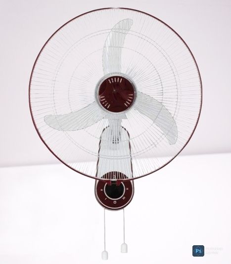 Gatik Neo 400mm Wall Mounted Fan | High-Performance, Wall Fan for Kitchen & Home, Smooth Oscillation, 100% Copper Motor | 3-Speed Control, 2-Year Warranty | (Pack of 1, White Blue)