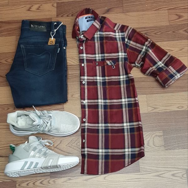 Casual Checks Shirt/Denim.