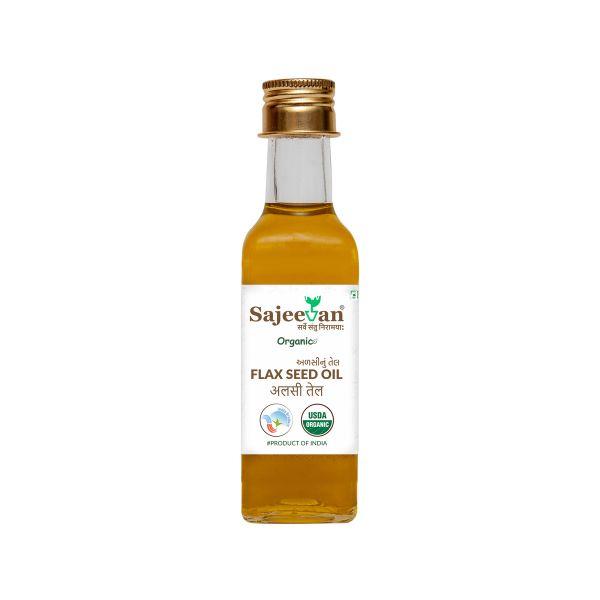 ???????? ??????? ??? (FLAX SEED OIL) - 200 ML (SAJEEVAN)