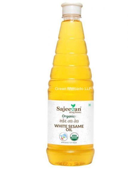 ???????? ???? ????? ??? (WHITE SEASAM OIL) - 700 ML (SAJEEVAN)