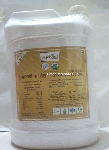 ???????? ????? ??? (GROUNDNUT OIL) -5 LTR (SAJEEVAN)