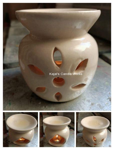 Lemongrass Ceramic Candle Diffuser Gift Set