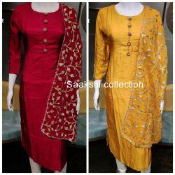 Kurti with dupatta