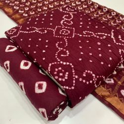 Satin cotton dandhj dress material