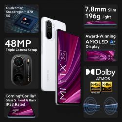 Mi 11X 5G Cosmic Black 128GB STORAGE