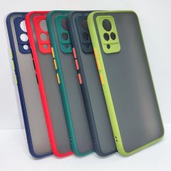 Smoke Silicone Vivo V20 Back Cover/Vivo V20 Smoke Cover