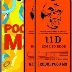Poco M3 11D Temper Glass / Poco M3 Mobile Glass