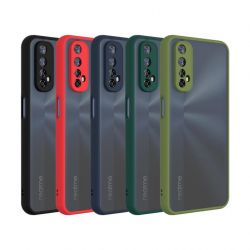 Realme 7 Smoke Cover / Realme 7 Back Cover ( with Camera Bump Protector)