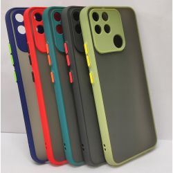 Realme Narzo 50A Smoke Cover (With Camera Bump Protector )