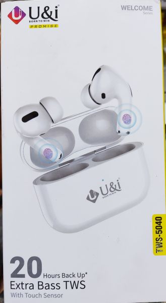U&I Brand New Welcome series Bluetooth Buds (With Tuch Sensor)