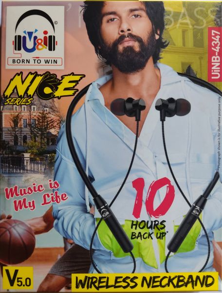 U&I 4347 BLUTHOOTH  NECKBAND HEADSET(WITH DEEP BASS)