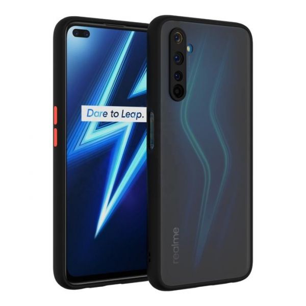 Realme 6/6i Smoke Cover / Realme 6/6i Back Cover(with Camera Bump Protector)