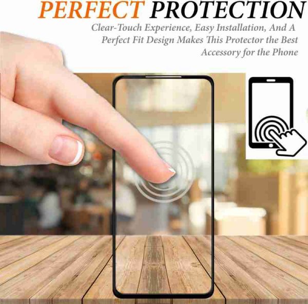 Poco X3/X3pro/Mi10i/poco M2 pro /Redmi note 9 pro/pro max/ 9 Redmi Note 10 pro temper Glass (11D Ultra Smooth )