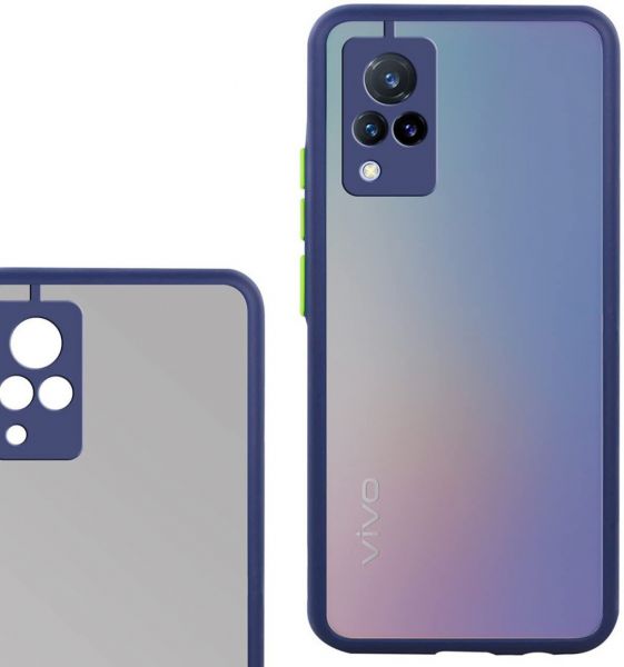 Smoke Silicone Vivo V20 Back Cover/Vivo V20 Smoke Cover