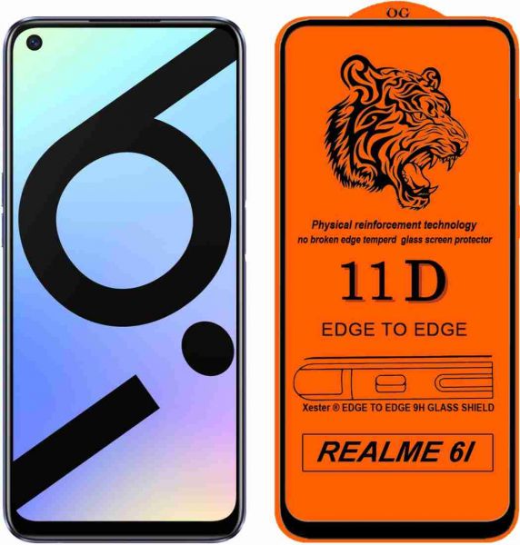 Realme 6i 11D Screen Guard /Realme 6i Mobile Glass 11D