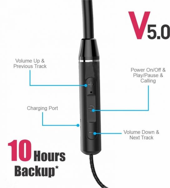 U&I 4347 BLUTHOOTH  NECKBAND HEADSET(WITH DEEP BASS)