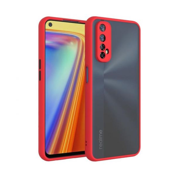 Realme 7 Smoke Cover / Realme 7 Back Cover ( with Camera Bump Protector)