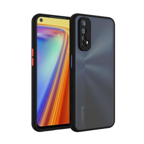 Realme 7 Smoke Cover / Realme 7 Back Cover ( with Camera Bump Protector)