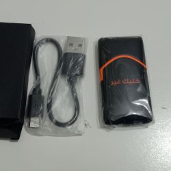 Beautiful stylish black and orange color cigarette lighter rechargeable