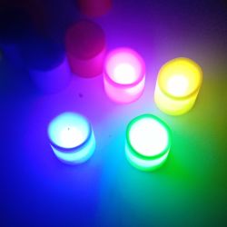 Multi Color changing candle light 1 pcs