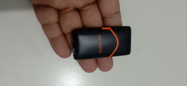 Beautiful stylish black and orange color cigarette lighter rechargeable