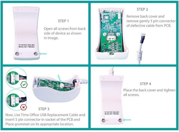 Startek Biometric Cable