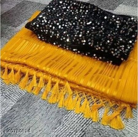 Alisha Fashionable Sarees (Free Size )