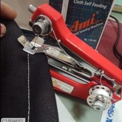 Portable sewing hand machine
