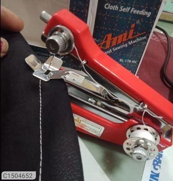 Portable sewing hand machine