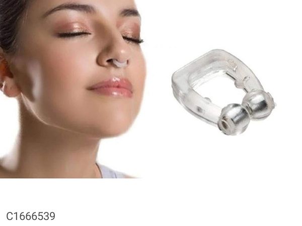Anti snoring nose clip