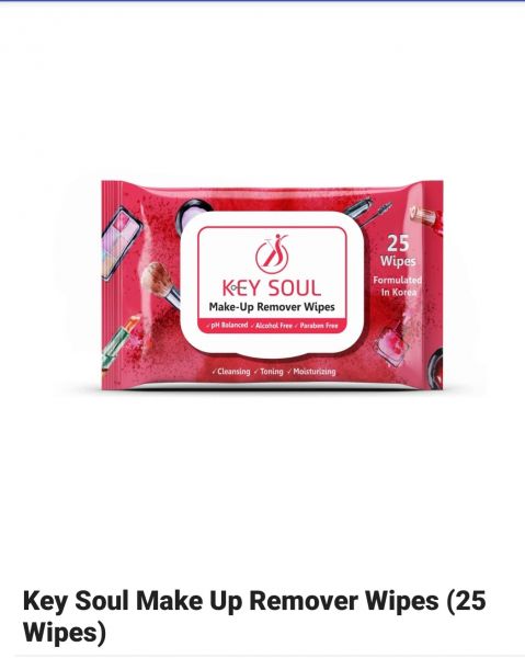 Key soul make up remover Wipes (25 Wipes)