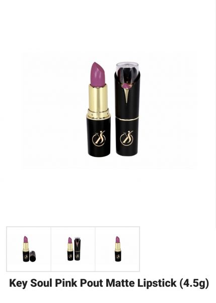 Key soul pink pout matte lipstick (4.5g)