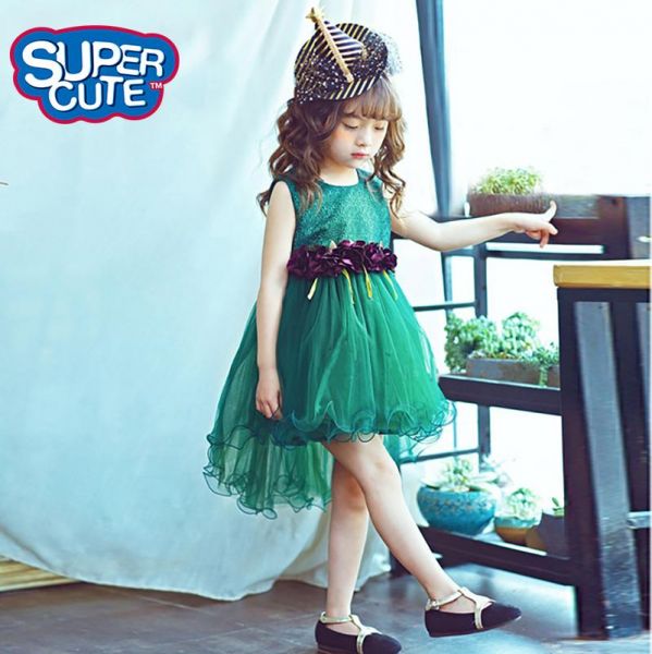 KIDS GIRL PARTY WEAR DRESS 