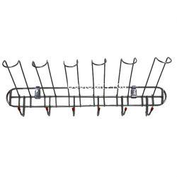 Vaishvi Stainless Steel Wall Mounting Glass and Cup Holder for Kitchen 6 Glass and 6 Cup Holder and Storage Organizer