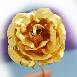 24K Artificial Golden Rose with Gift Box (10 inches)