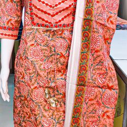 COTTON MAL KURTA PANT SET