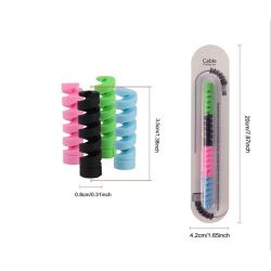 Spiral Protector Saver Cover Compatible for iPhone/iPad USB Charger Cable Cord Cable Drop 