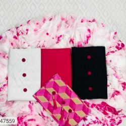New Printed Cotton Dress Materials /Suit( Combo Of 3)