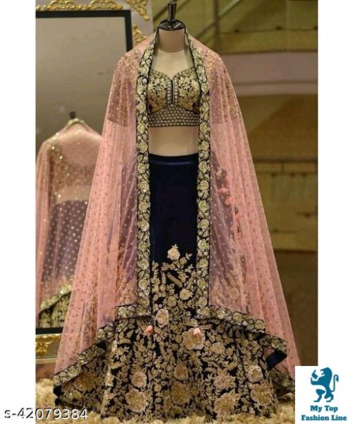 Women's embroidered wedding lehenga choli