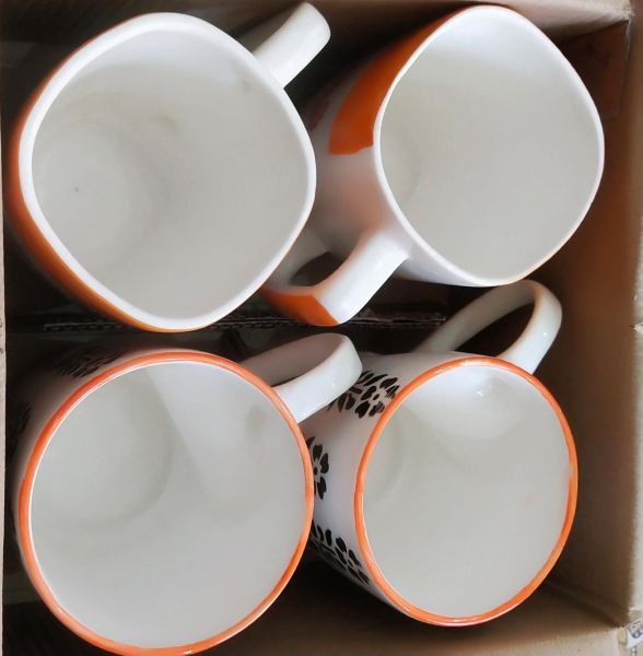 Classic Coffee Mugs & Milk Jugs (4 Pcs set) 