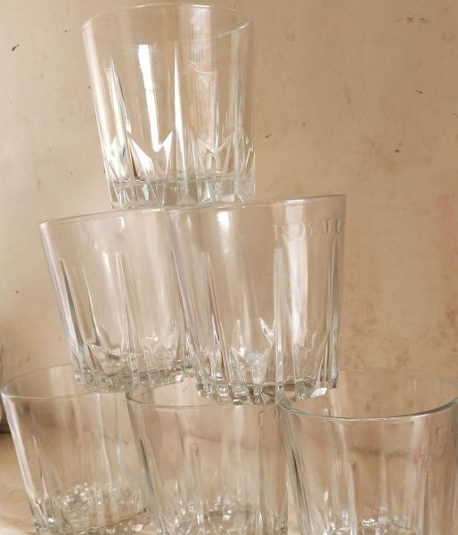 Bar Wine and Drinks Glasses (Set of 6) 